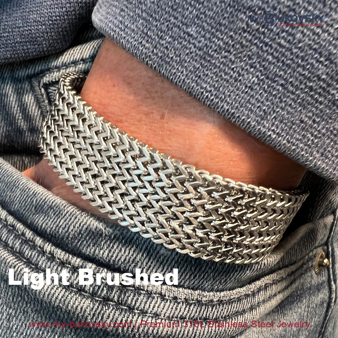 bukovsky-herenarmband-staal-19cm-20cm-21cm-22cm-23cm