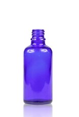 Blauwglas fles 50 mL