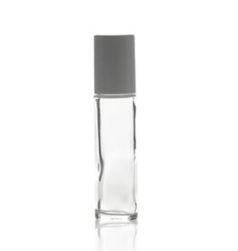 Bundel roll-on flessen glas met witte dop 10 mL