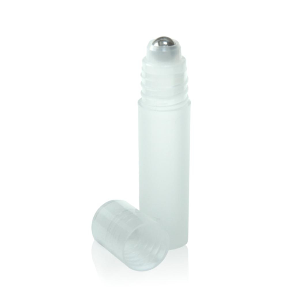 Roll on fles plastic met metalen bal