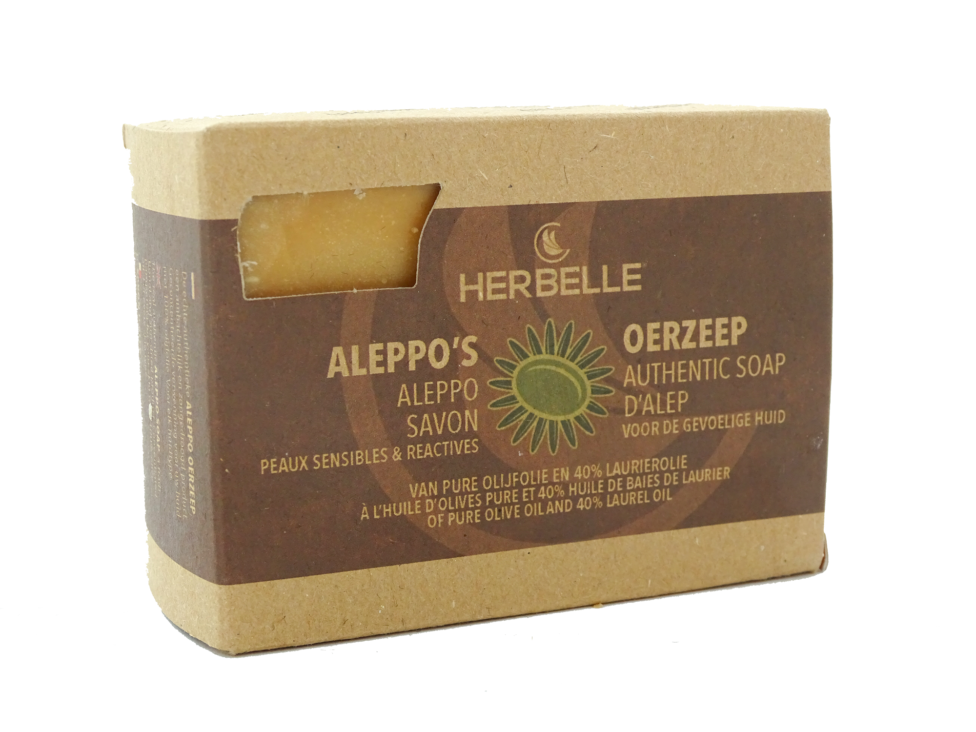 Herbelle Aleppo's Oerzeep met 40 % Laurierolie
