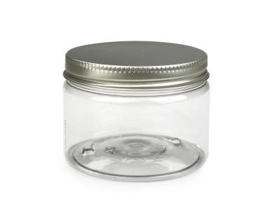 Luxe cosmeticapot met aluminium deksel 150 mL
