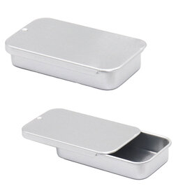 Aluminium pot met schuifdeksel, 10 mL