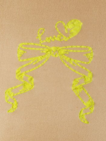 041900082 Collant fin noeud fluo