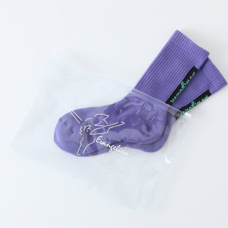 Mi-chaussette Evangelion Logo à l'arrière S