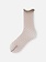 Rolltop Tulle Pindot Crew Socks