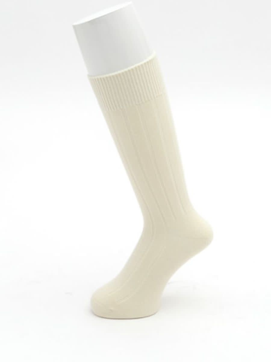 Mi-chaussette cachemire côtes 120N L