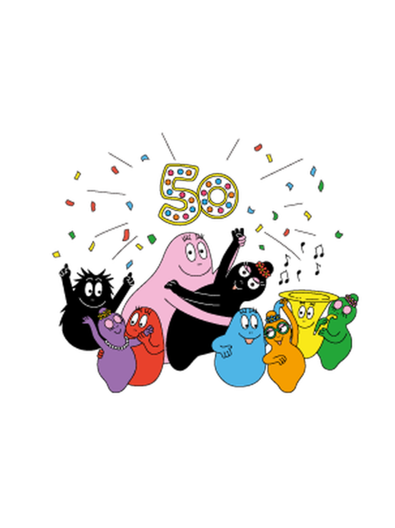 3P Barbapapa Familiensocke