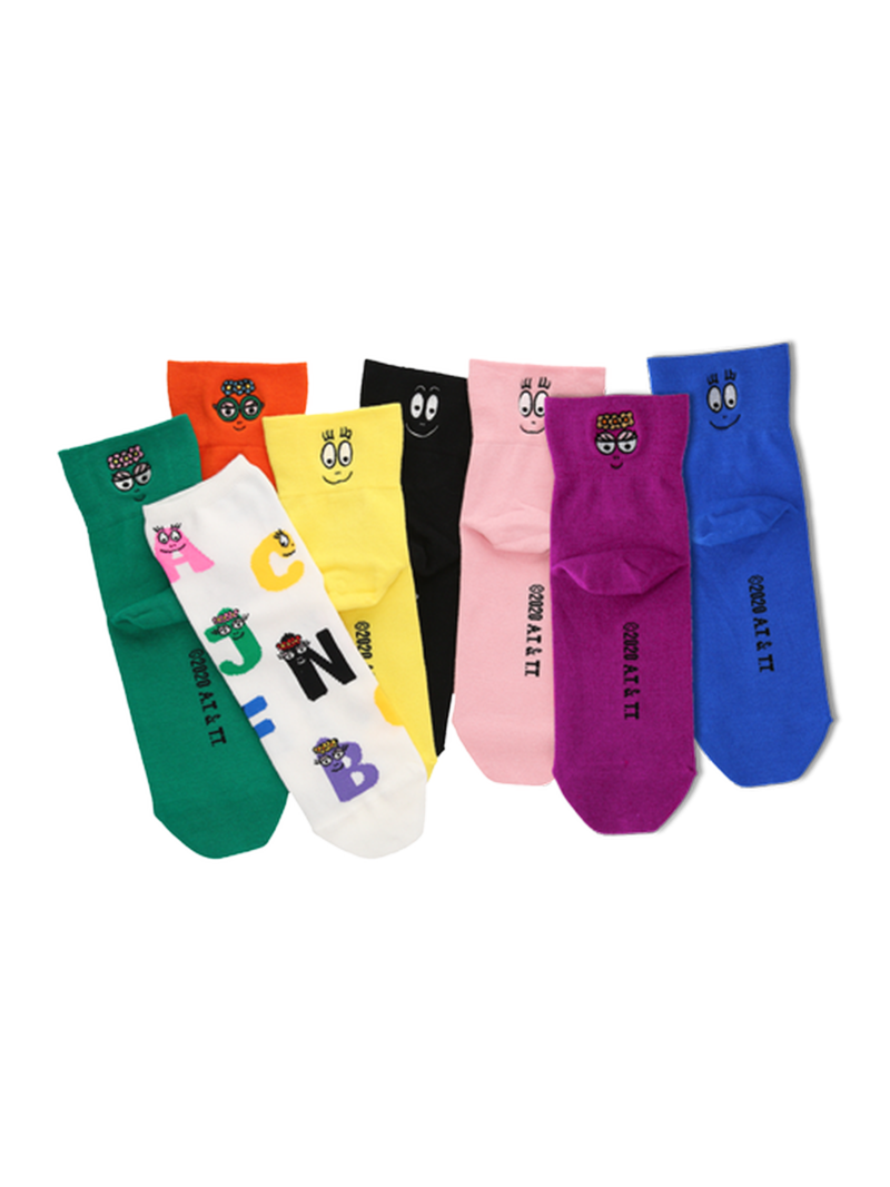 Barbapapa Familly Ankle Socks 3P