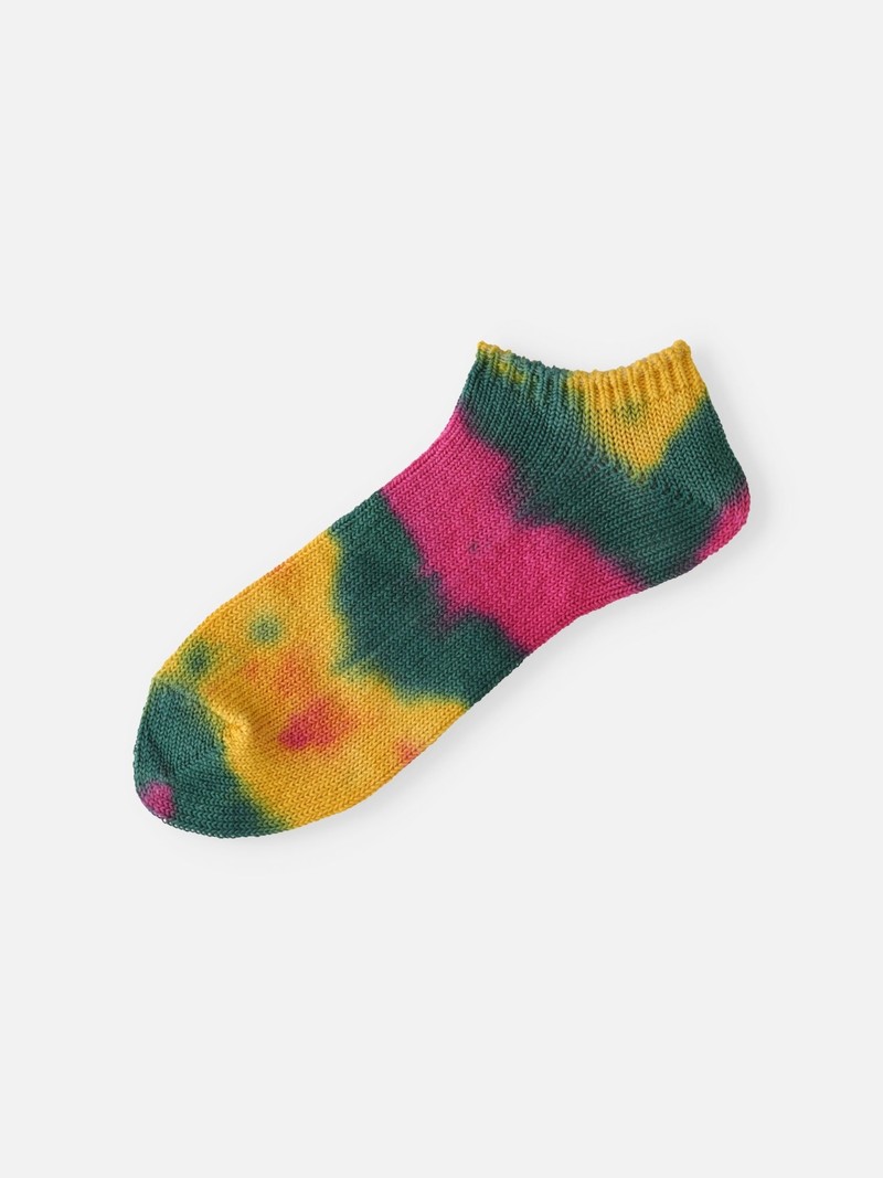 Tie-Dye Trainer Socks M