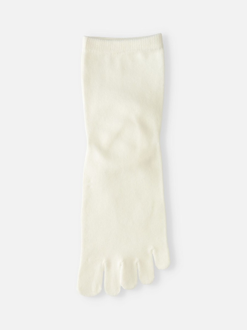 Plain Low Crew Zehensocken