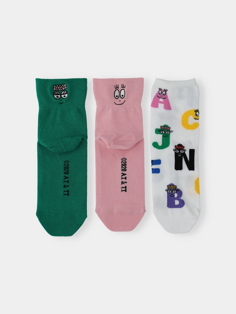 Barbapapa Familly Ankle Socks 3P