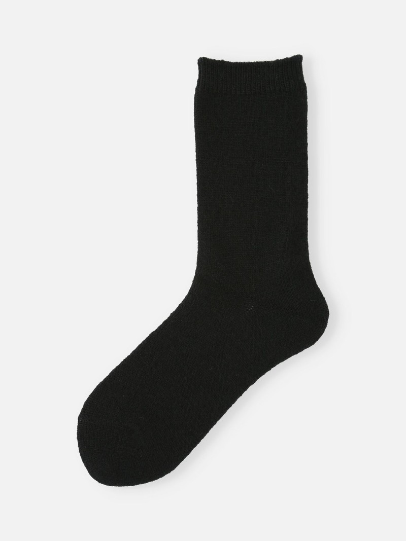 Premium lamswol effen ronde sokken