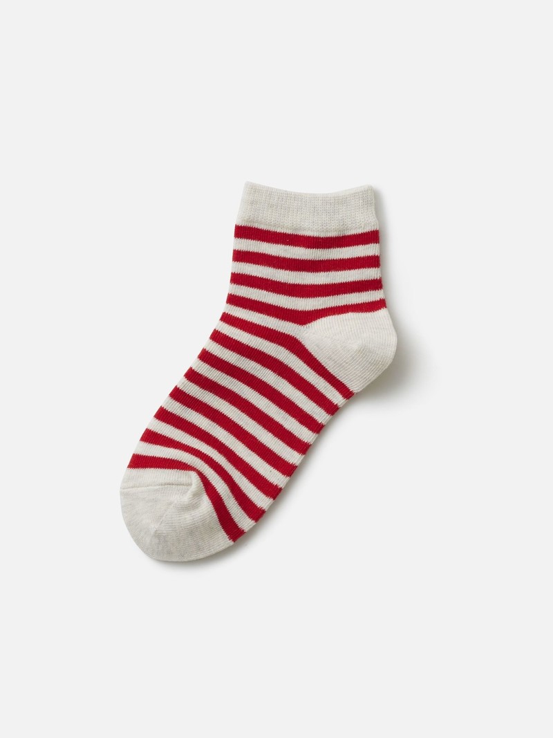 Gestreifte kurze Kindersocken 16-18cm