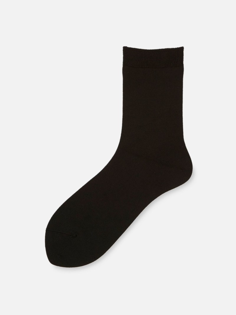 Meia de lã merino lisa de luxo