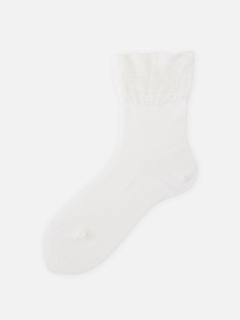 Fine Rayon Silk Ankle Socks