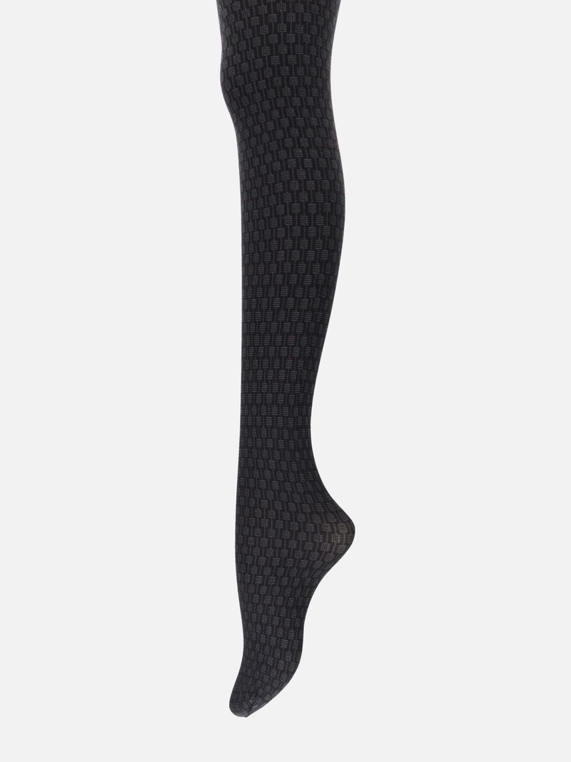 Geometrisch schicke 90D Strumpfhose
