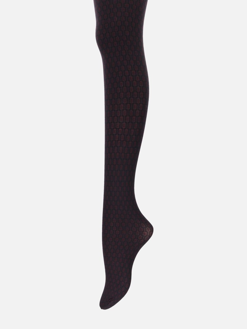 Geometrisch schicke 90D Strumpfhose
