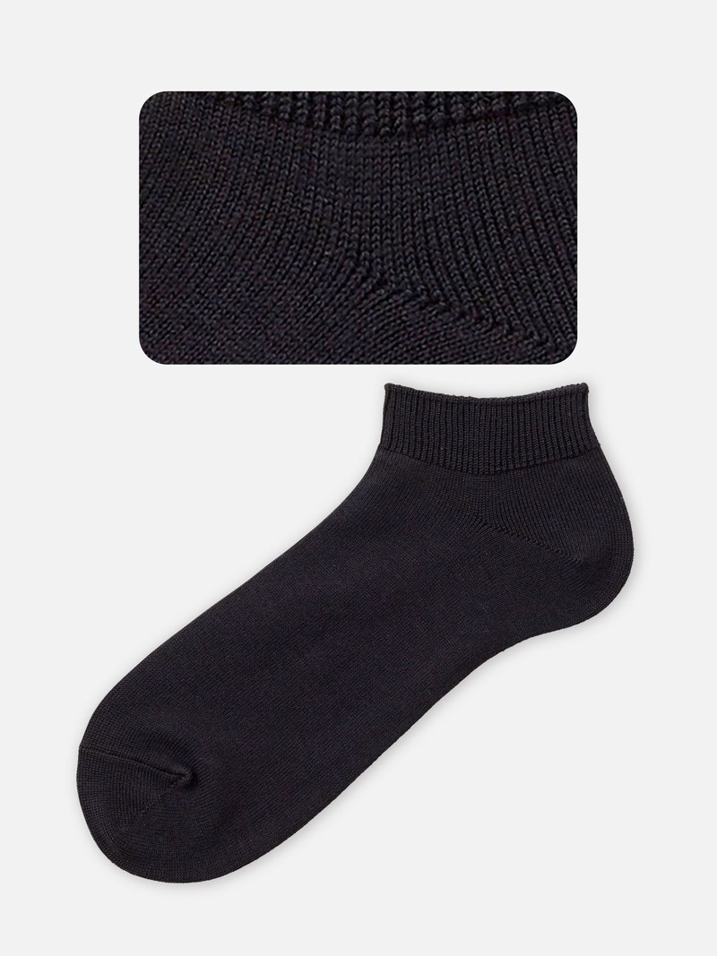 Mens Deodorant Plain Trainer Socks