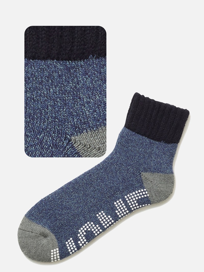 Bicolour Grip Room Socks M