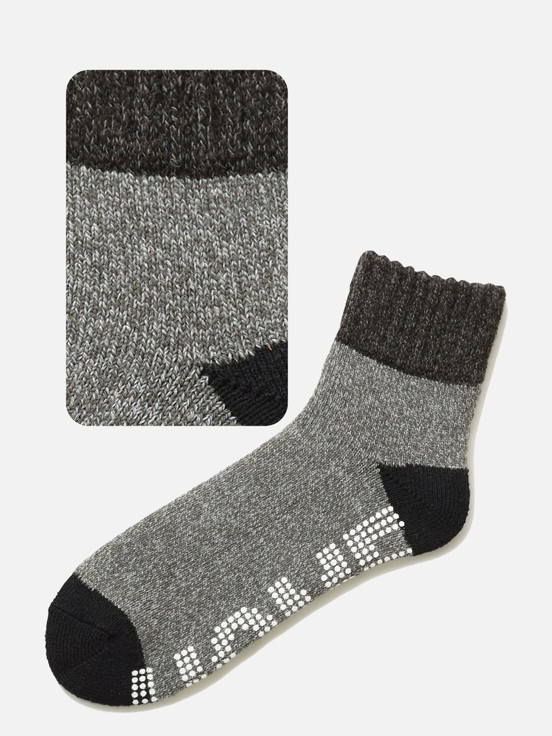 Bicolour Grip Room Socks M