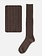 Chaussette haute laine côtes 9x2 M