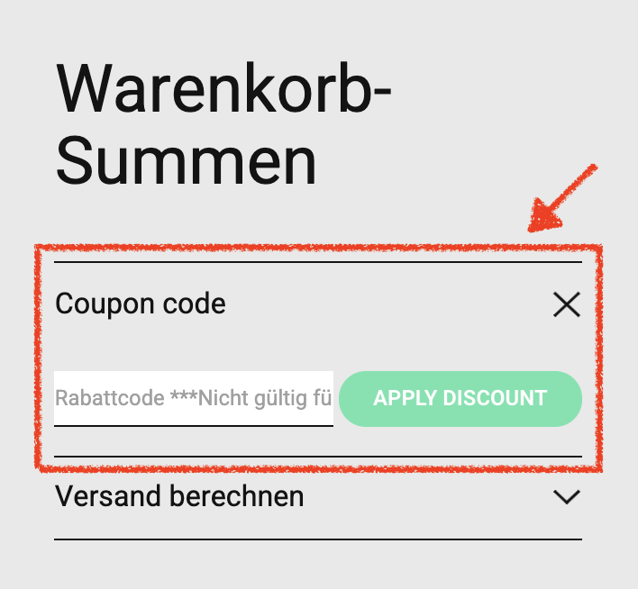 Coupon code