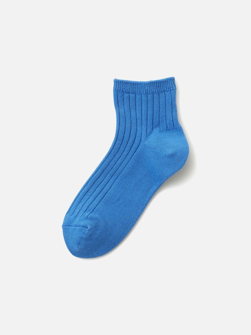 Kid's Cotton Ribbed Short Socks 19-21cm
