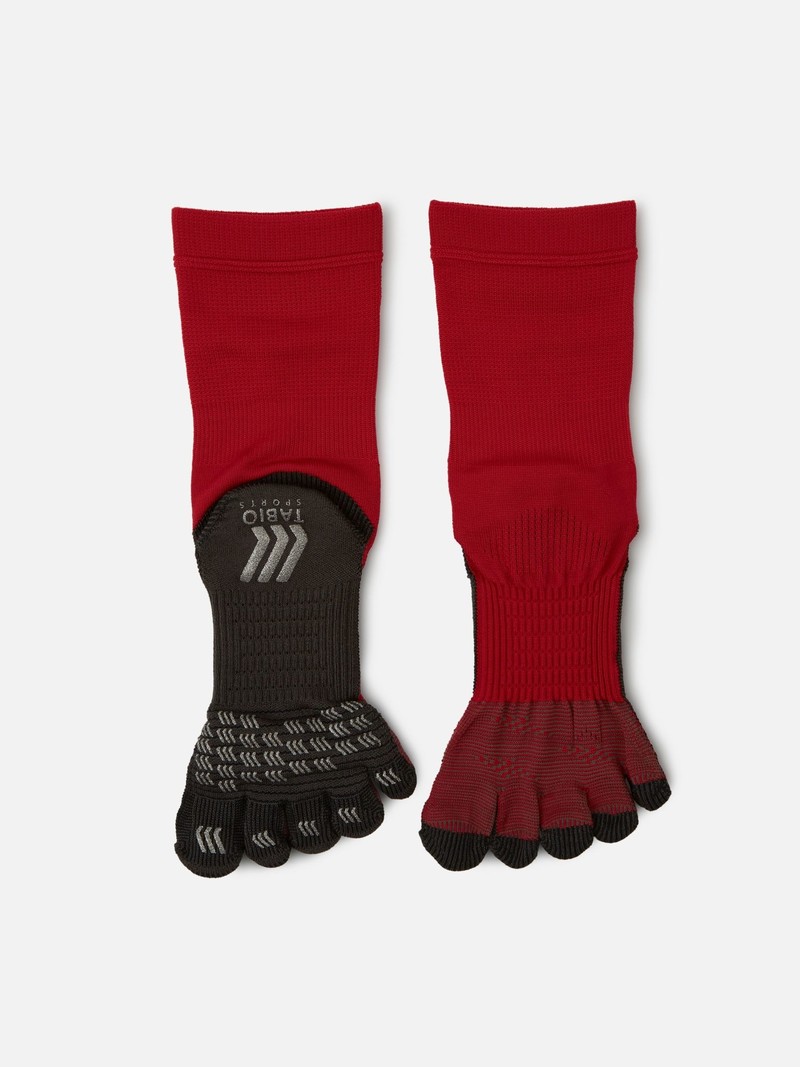 Sport Football 5 Toe Mid Sock L