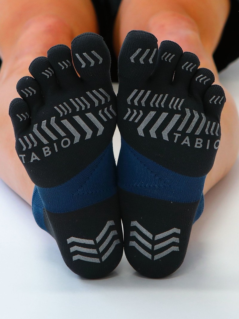 athletics no-show (black) - calcetines con dedos - five fingers
