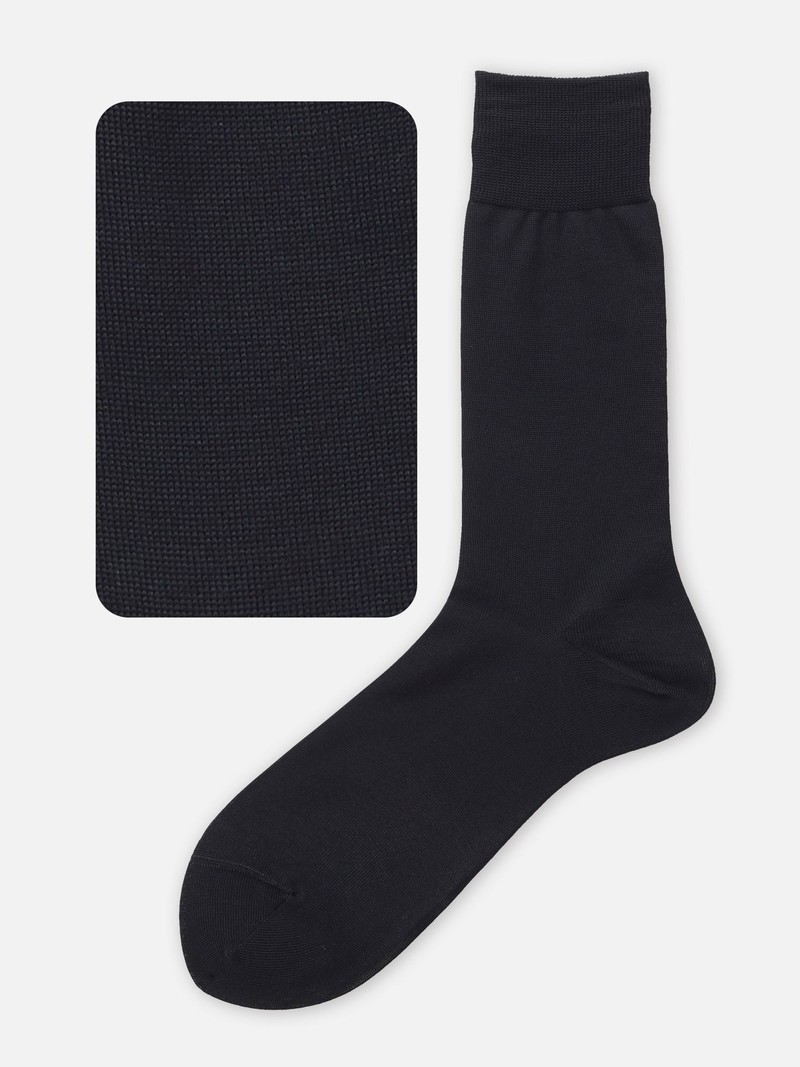 100% Cotton Plain Socks L