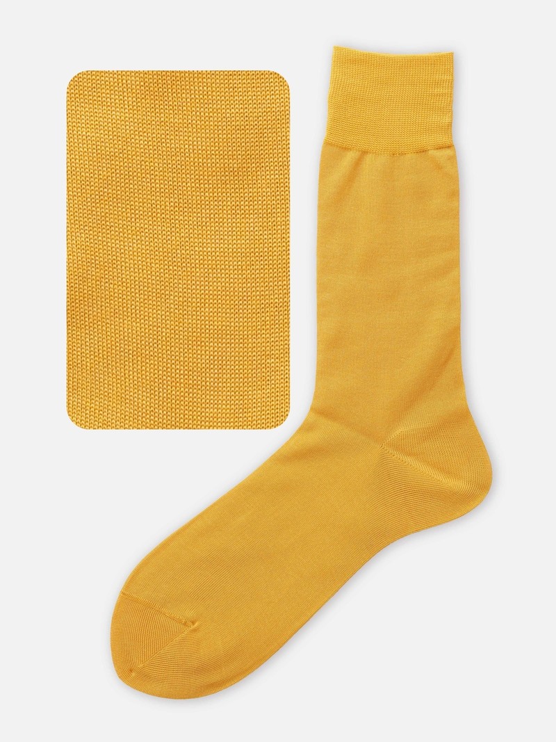 100% Cotton Plain Socks L