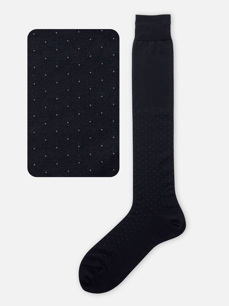 Dot Knee High Socks L