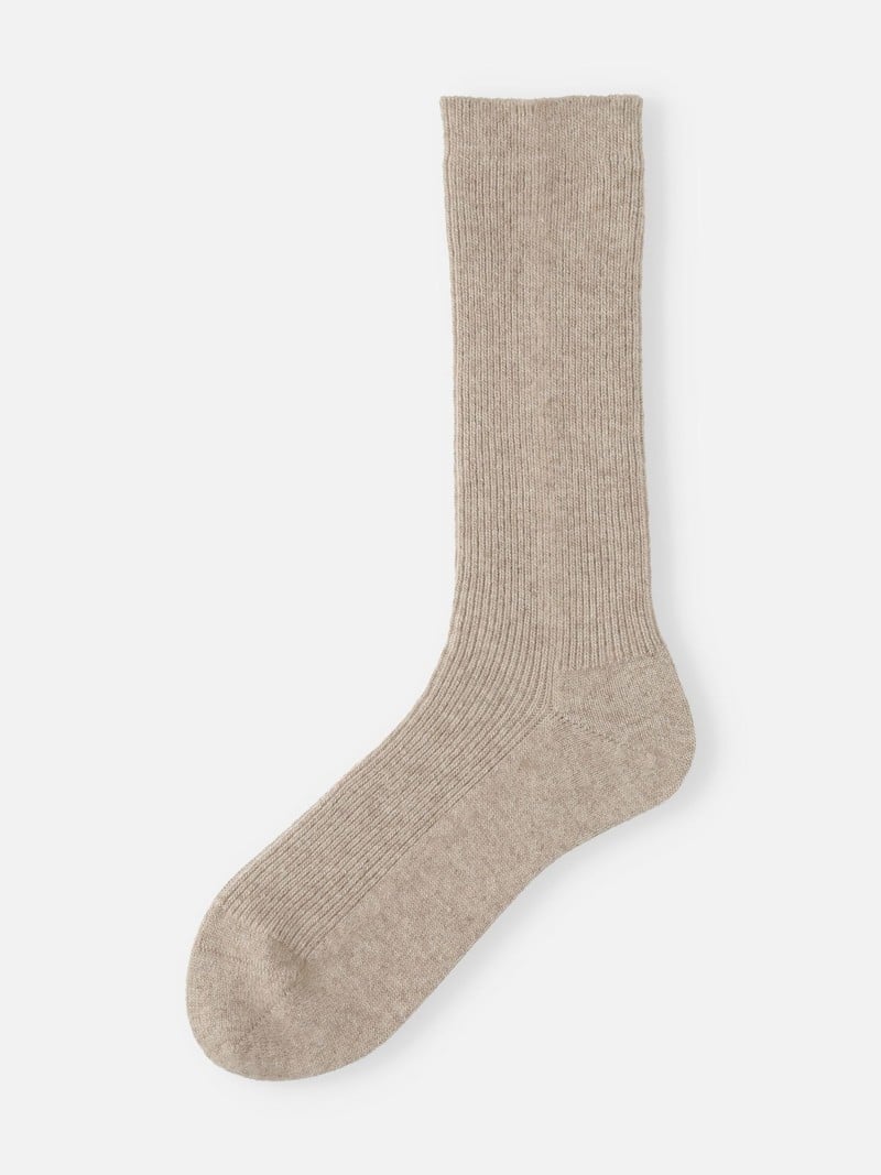 Angora 1x1 Fine Ribbed 3/4 Socks