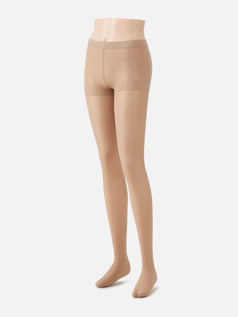 Meia-calça lamé 20D M