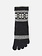 Jacquard Snowflake Toe Crew Sokken S