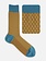 Mi-chaussette jacquard cloisonné japonais L