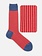 Jacquard Stripe Crew Socks L