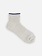 Mottled Linen Chunky Ribbed Ankle Socks