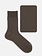Fine Non-Elastic Plain Crew Socks L