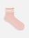 Calcetines tobilleros tenis con 2 rayas bicolor