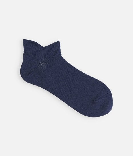 Tabi Socks- Comfortable Soft Dark Blue/Gray Stripes Pattern Ankle-High –  LacePoet