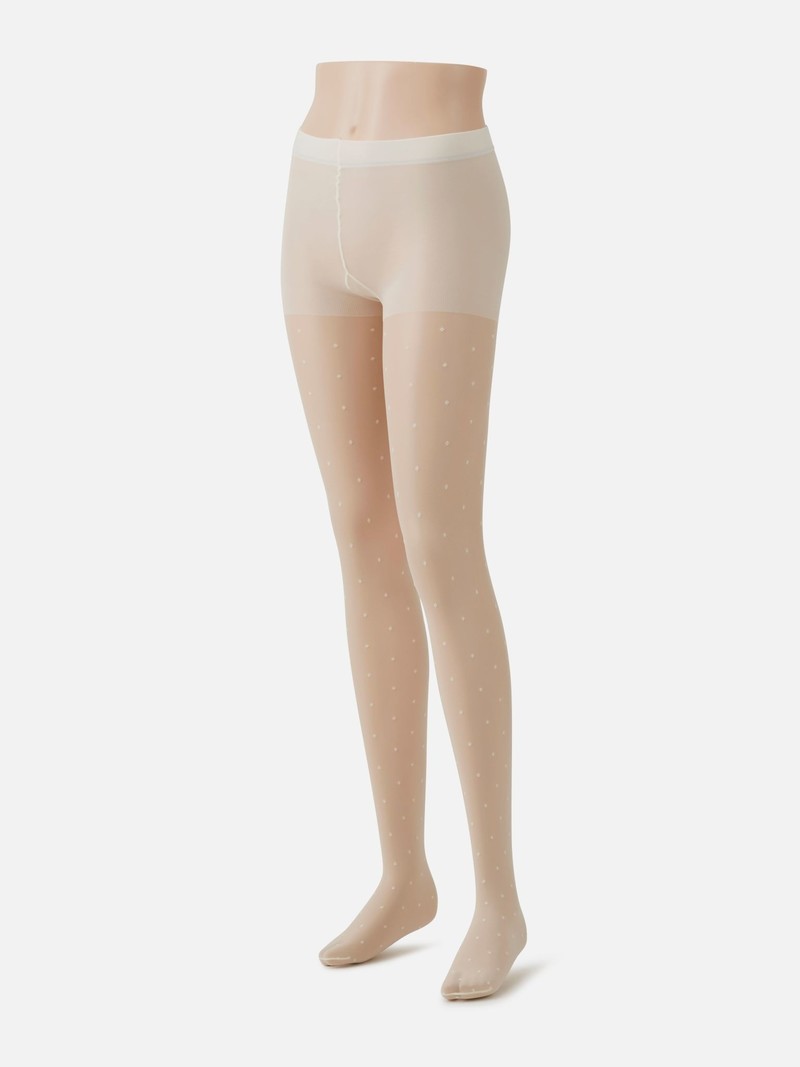 Collants Transparentes Bolinhas