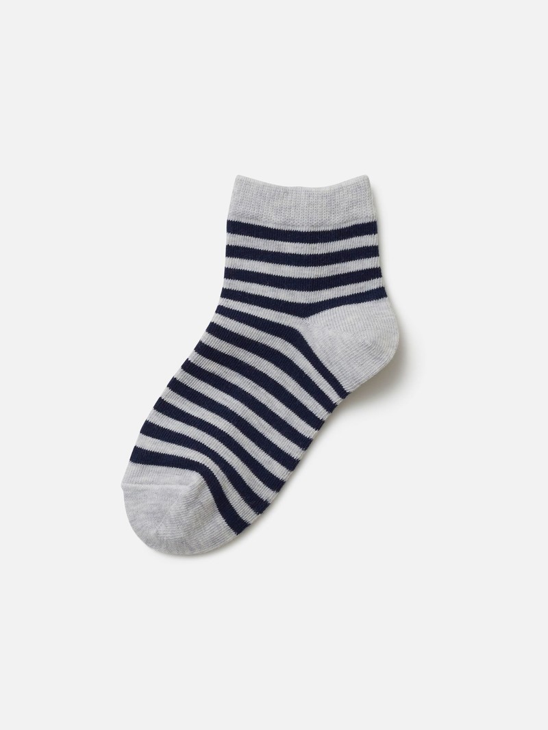 Gestreifte kurze Kindersocken 16-18cm