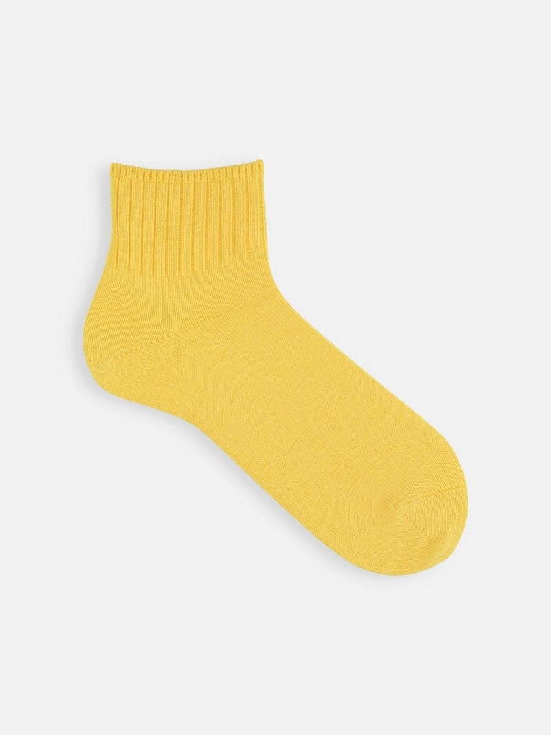 Low Gauge Ribbed Short Socks M