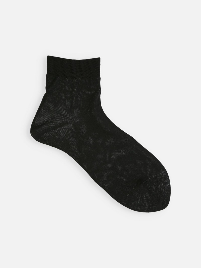 100% Cotton Plain Low Crew Socks