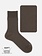 Unelastische, einfarbige, feine Crew-Socken M