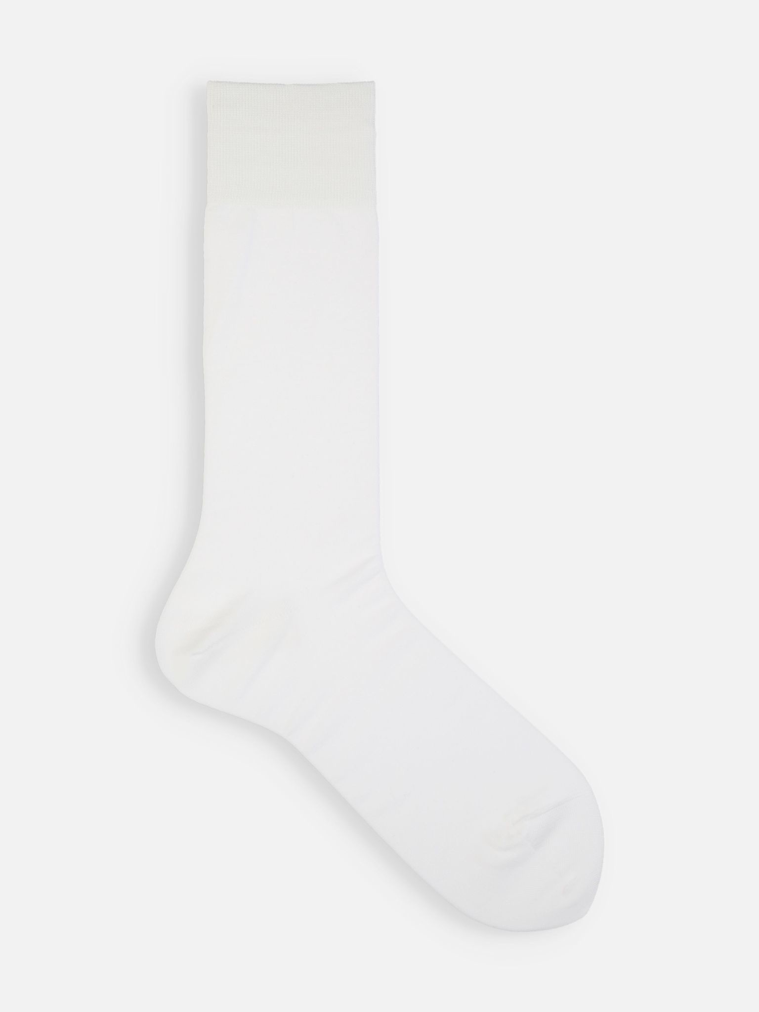 Supima Cotton Plain Mid-Calf Socks M
