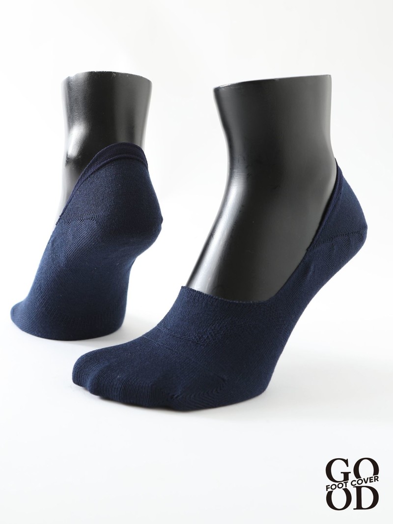 Plain Comfort Fit Cotton No-Show Socks L