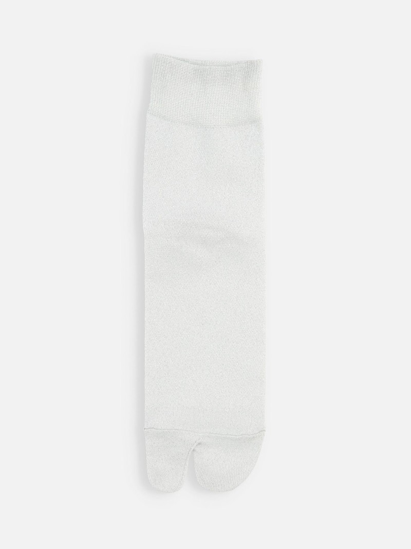 Feine glitzernde Tabi Low Crew-Socken